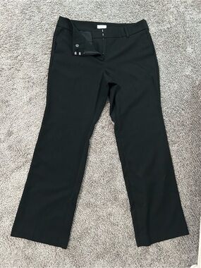 LOFT Black Dress Pants with Clean Front
